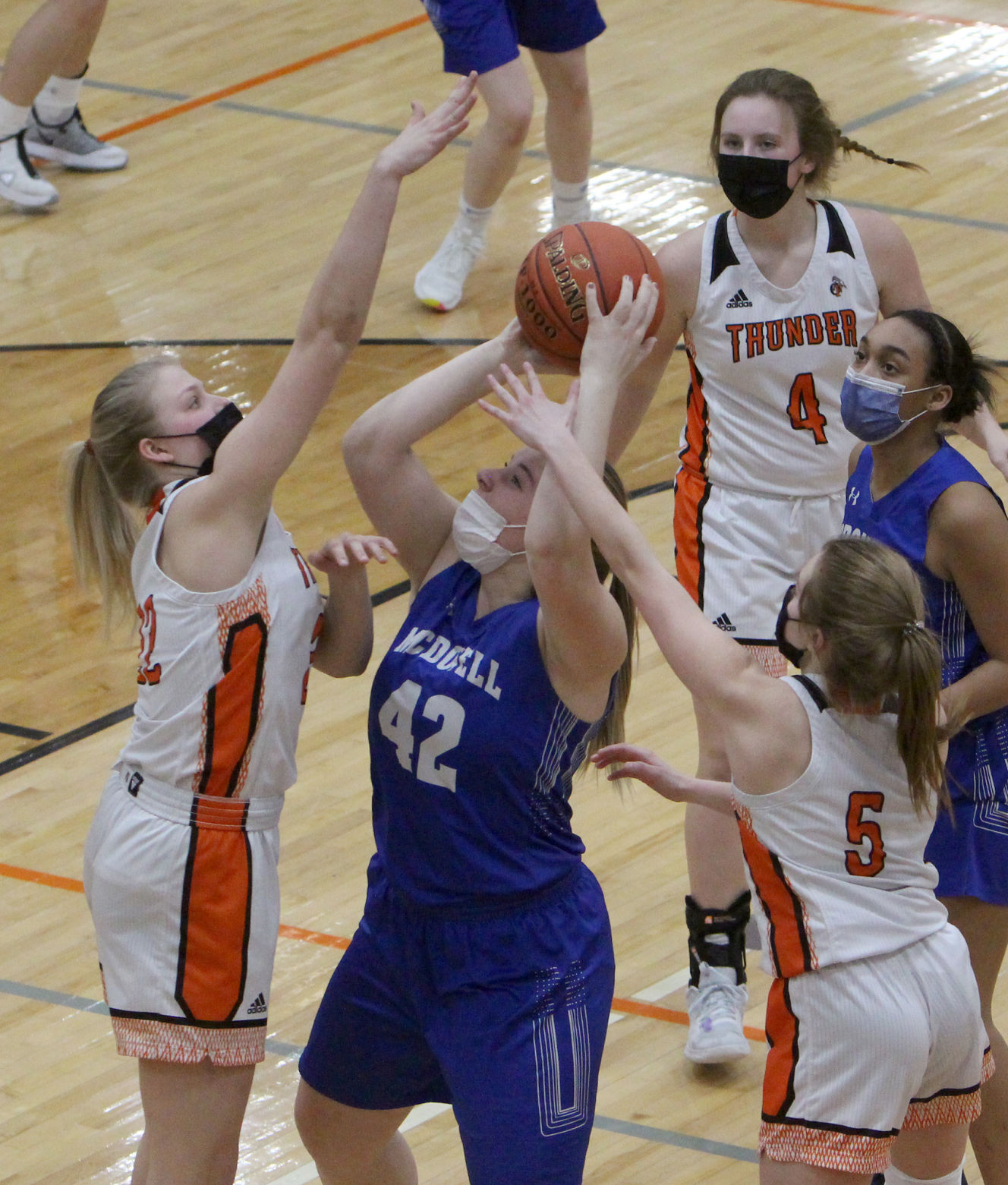 McDonell at Osseo-Fairchild girls basketball 1-11-21